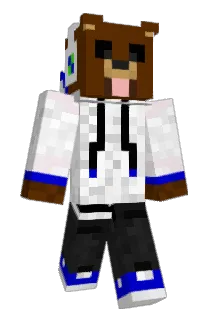 Bear_Down01 Minecraft avatar full body