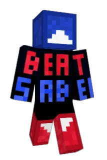 Beat_Saber Minecraft avatar full body