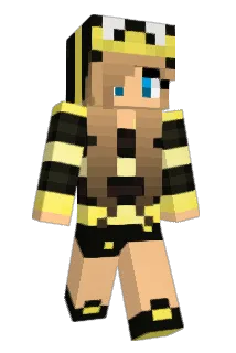 Bee Minecraft avatar full body