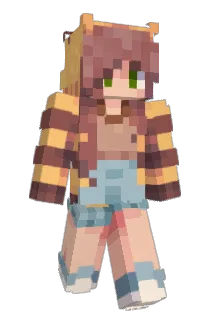 BeeDrowned Minecraft avatar full body