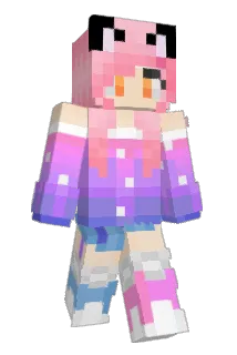 Beemori Minecraft avatar full body