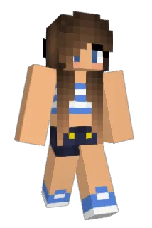 BellaSparklezz Minecraft avatar full body
