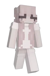 Belled Minecraft avatar full body