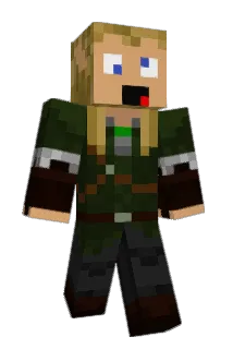 BennyFood Minecraft avatar full body