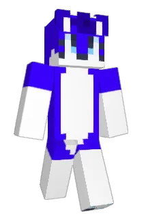 BerryBlueFox Minecraft avatar full body