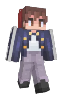 BertBish Minecraft avatar full body