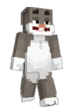 Beurette Minecraft avatar full body