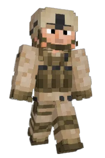 Bialy_General Minecraft avatar full body