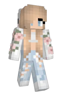 Bibifee Minecraft avatar full body