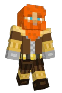 BigReddBeard Minecraft avatar full body