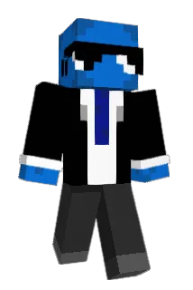 Big_Blue_Boy Minecraft avatar full body
