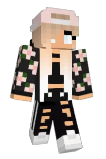Biker Minecraft avatar full body