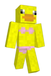 BikiniDuck Minecraft avatar full body