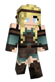 BikiniViking Minecraft avatar full body