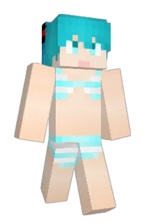 Bilibilii Minecraft avatar full body