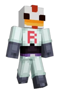 Biohair Minecraft avatar full body