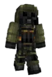 Bioladen Minecraft avatar full body