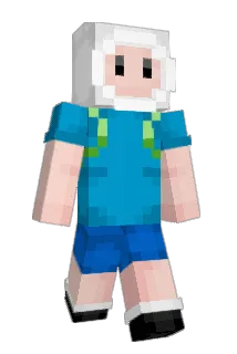 Bissiger Minecraft avatar full body