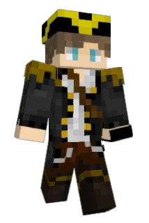 BitcoinPirate Minecraft avatar full body