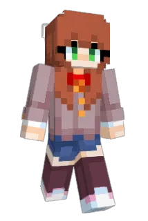 Bitute Minecraft avatar full body