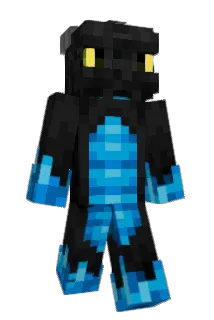 BlackAures Minecraft avatar full body