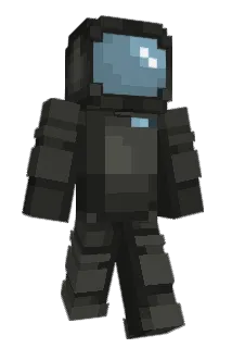 BlackCrewmate Minecraft avatar full body