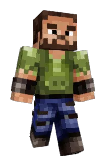 BlackHack Minecraft avatar full body