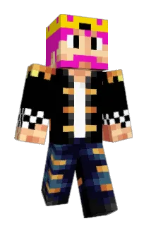 BlackKingFace Minecraft avatar full body