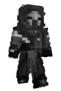 BlackLaserWolf Minecraft avatar full body