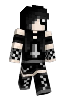BlackMetal Minecraft avatar full body