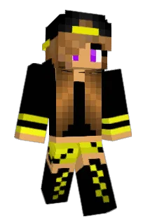 BlackModzz Minecraft avatar full body