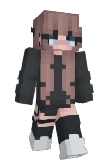 BlackQueenXS Minecraft avatar full body