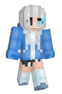 BlackSachou Minecraft avatar full body