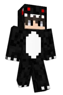 BlackSteve Minecraft avatar full body
