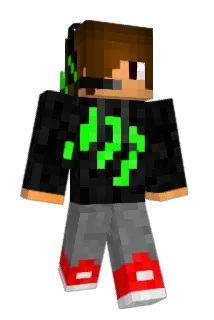 Black_Light01 Minecraft avatar full body