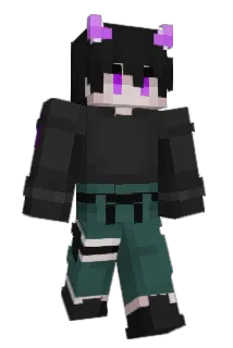 Blackender Minecraft avatar full body
