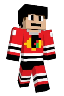 BlackhawksWinner Minecraft avatar full body
