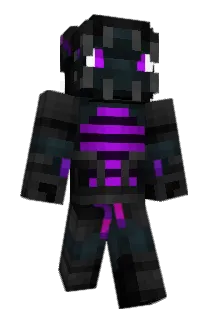 Blackkwolf Minecraft avatar full body