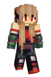 Blackochako Minecraft avatar full body
