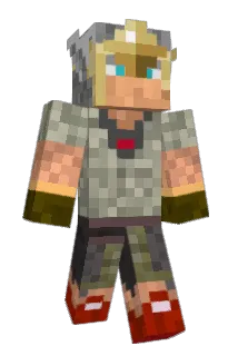 Blackrawen Minecraft avatar full body