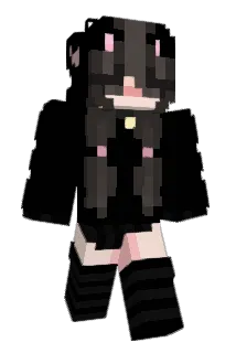 BlackstarKitty Minecraft avatar full body