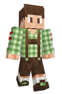 Blaclone Minecraft avatar full body