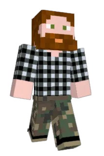 Blakr Minecraft avatar full body
