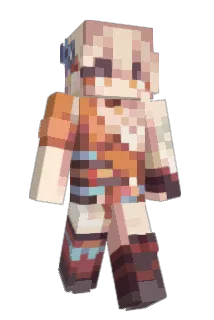 Blanche_OwO Minecraft avatar full body