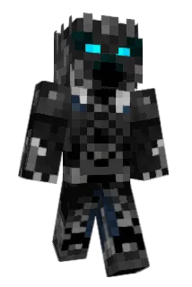 Blaqwolf Minecraft avatar full body