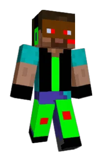 Blasted Minecraft avatar full body