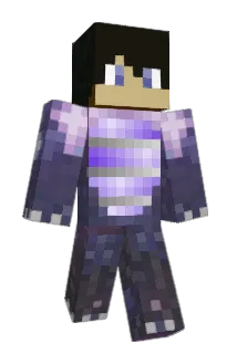 Blaubarschbube Minecraft avatar full body