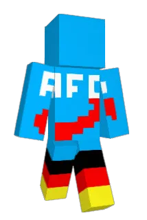 Blausch Minecraft avatar full body