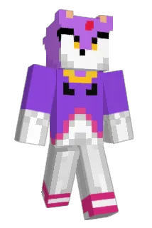 BlazeTheCat Minecraft avatar full body