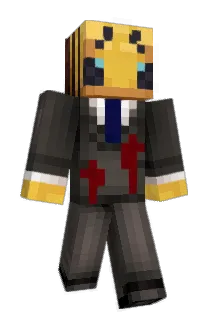 BleedingBee Minecraft avatar full body